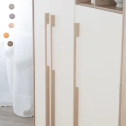 3-türiger Kleiderschrank Elva in Cashmere