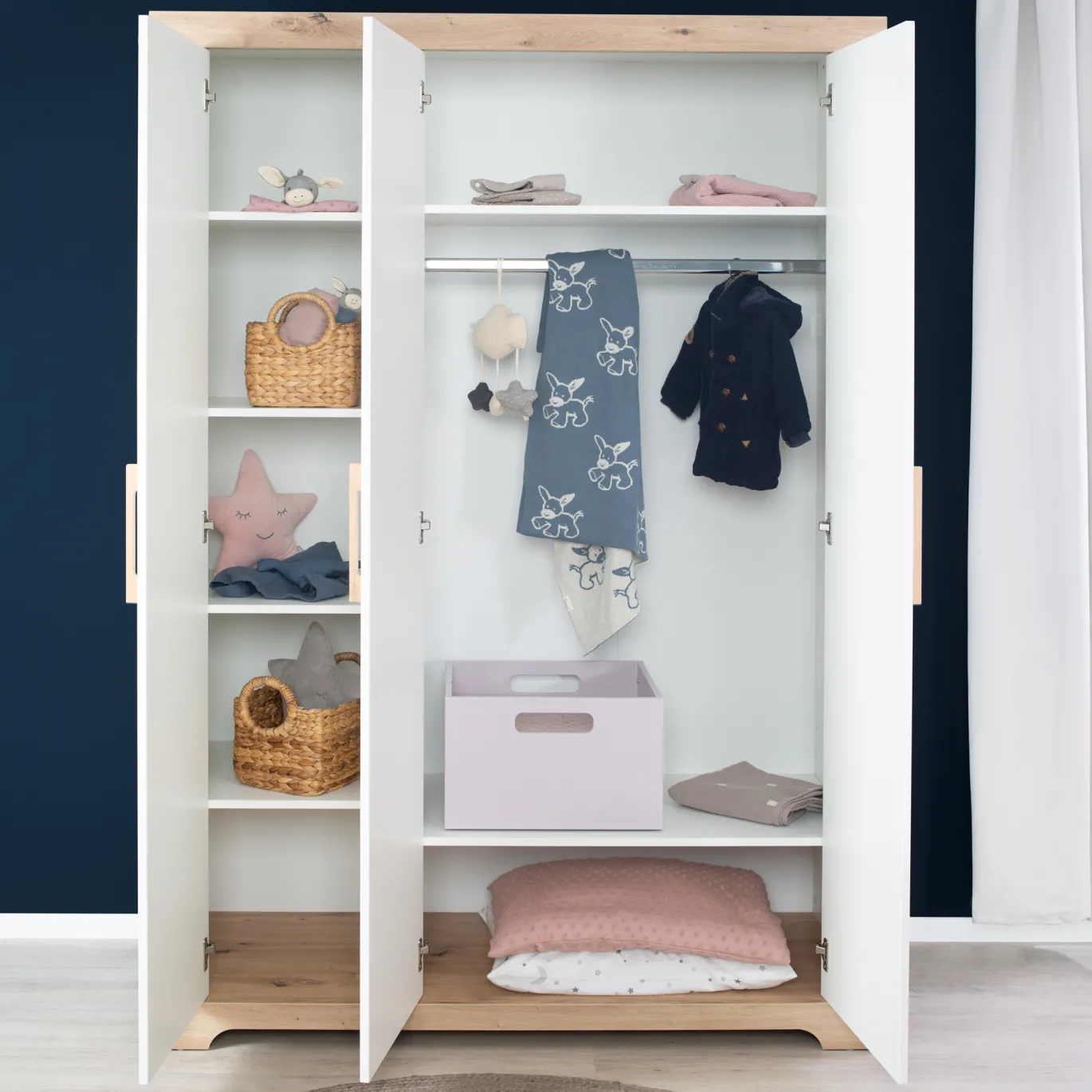3-türiger Kleiderschrank Milan