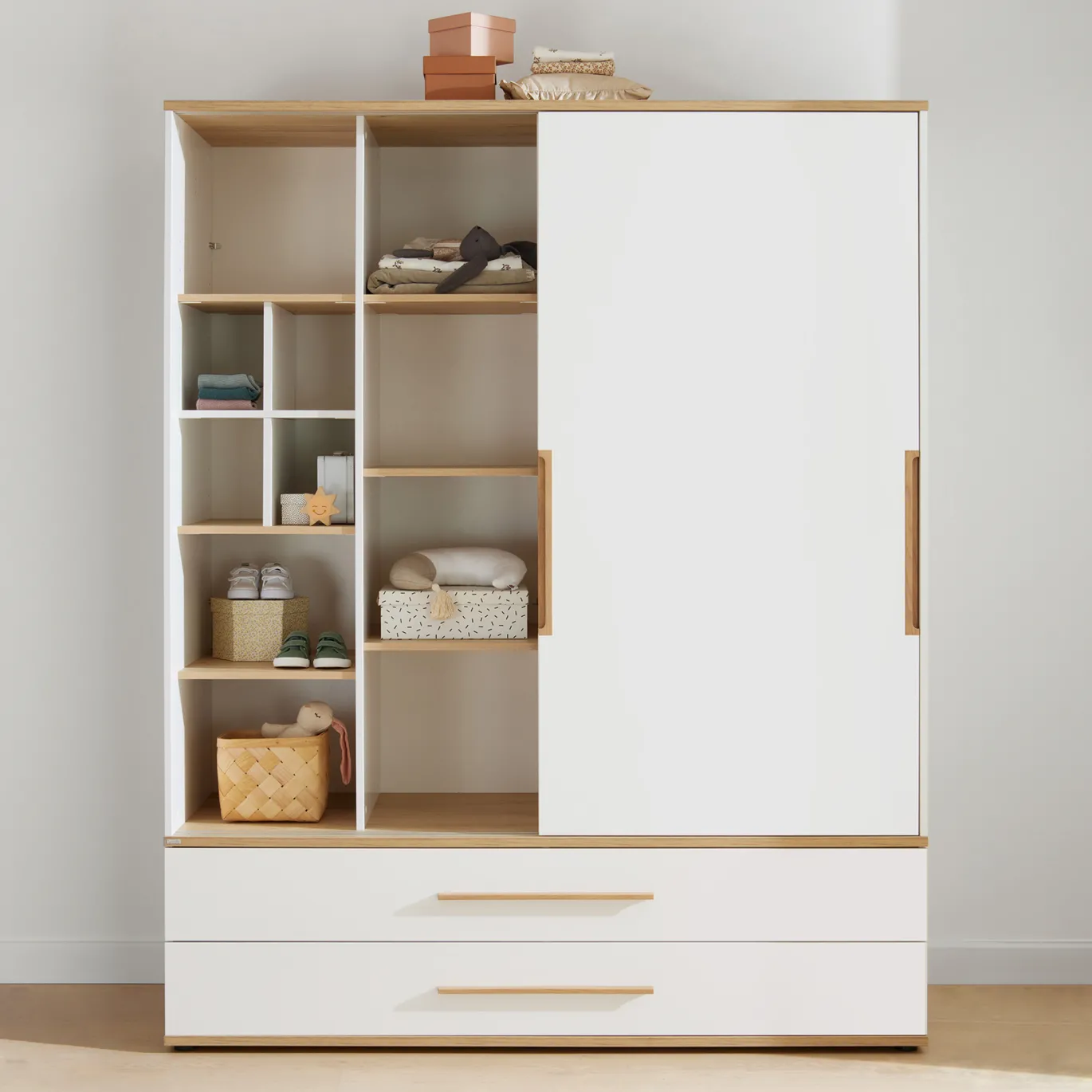 2-türiger Kleiderschrank Yolanda breit