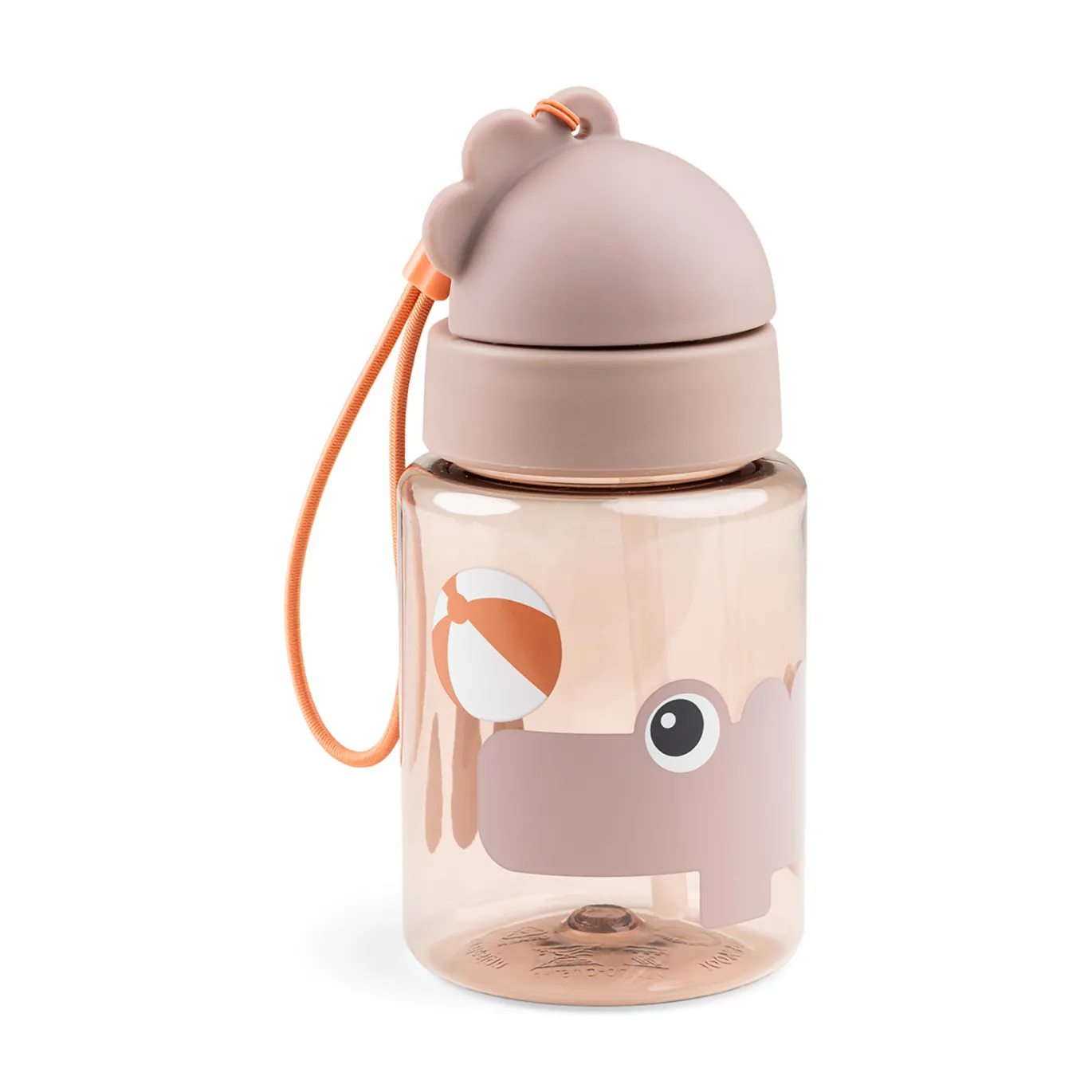 Trinkflasche mit Strohhalm Playground