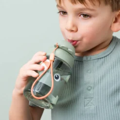 Trinkflasche mit Strohhalm Playground