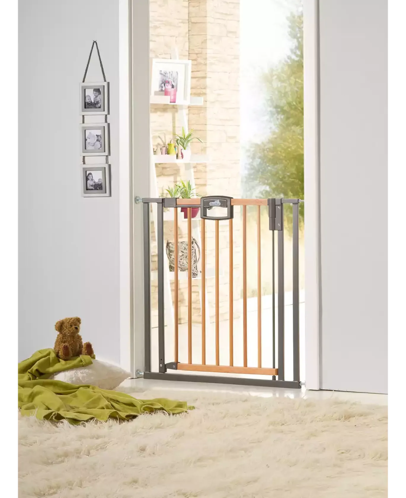 Türschutzgitter Easylock Wood Plus 80,5 - 88,5 cm