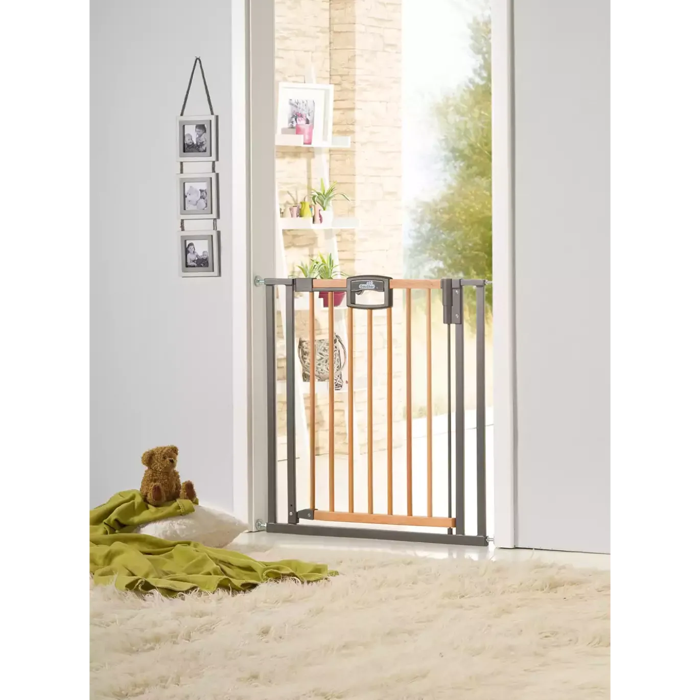 Türschutzgitter Easylock Wood Plus 80,5 - 88,5 cm