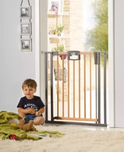 Türschutzgitter Easylock Wood Plus 68 - 76 cm