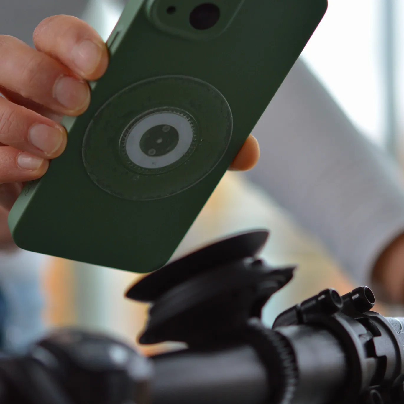 universelles vakuum-magnetisches Smartphone Klebepatch