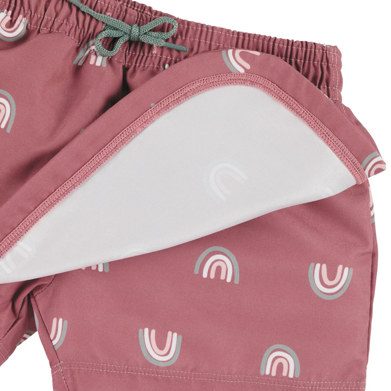 UV-Schutz Badeshorts Regenbogen