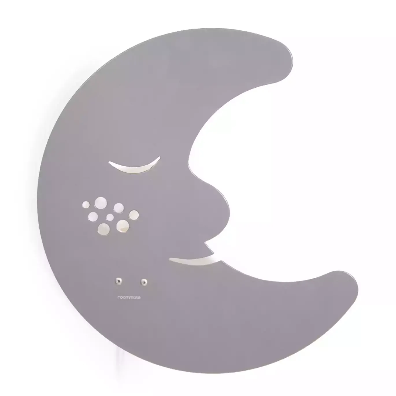 Wandleuchte Mond Grau