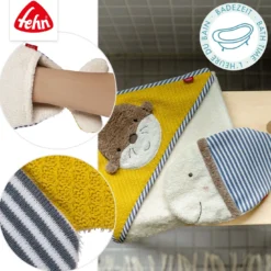 Waschhandschuh Fisch