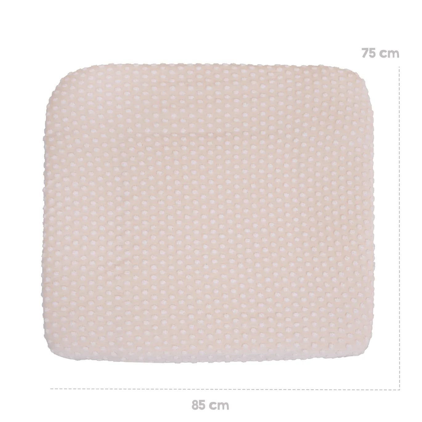 Wickelauflagenbezug Frosty Almond 75 x 85 cm
