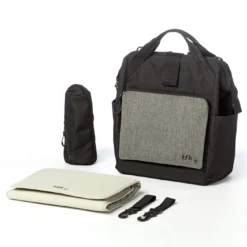 Wickeltasche Premium Grau by Lässig