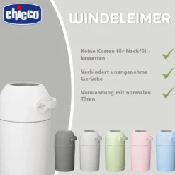 Windeleimer Odour Off Light Blue