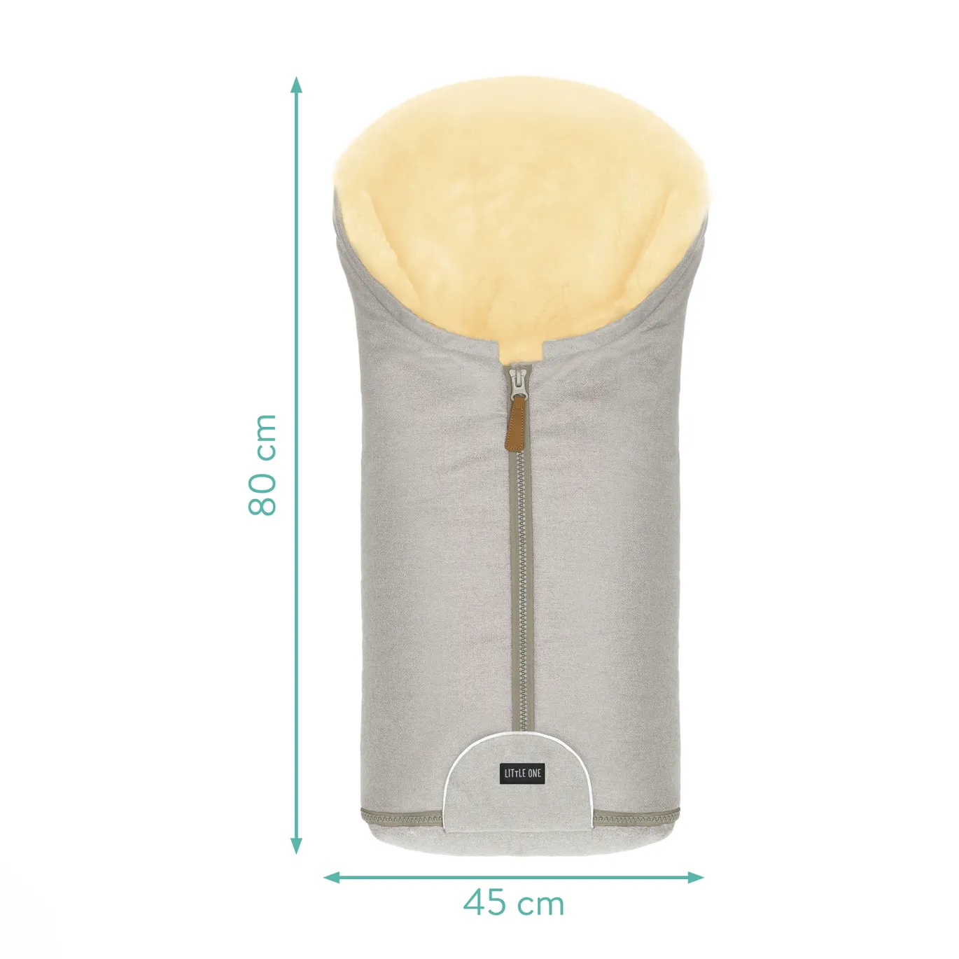 Winterfußsack Frost Champagner