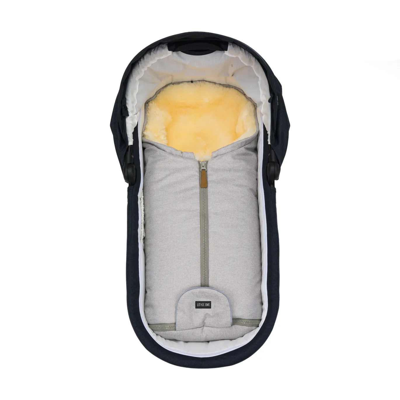 Winterfußsack Frost Champagner