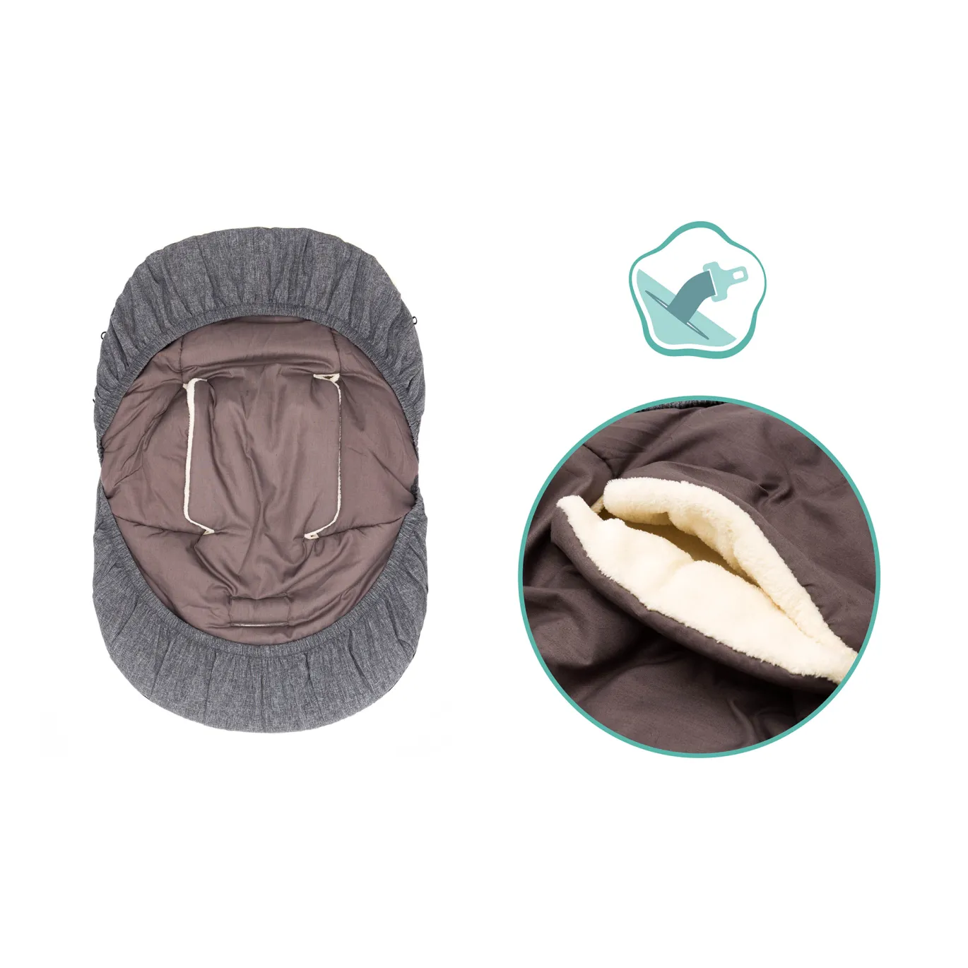 Winterfußsack Ice
