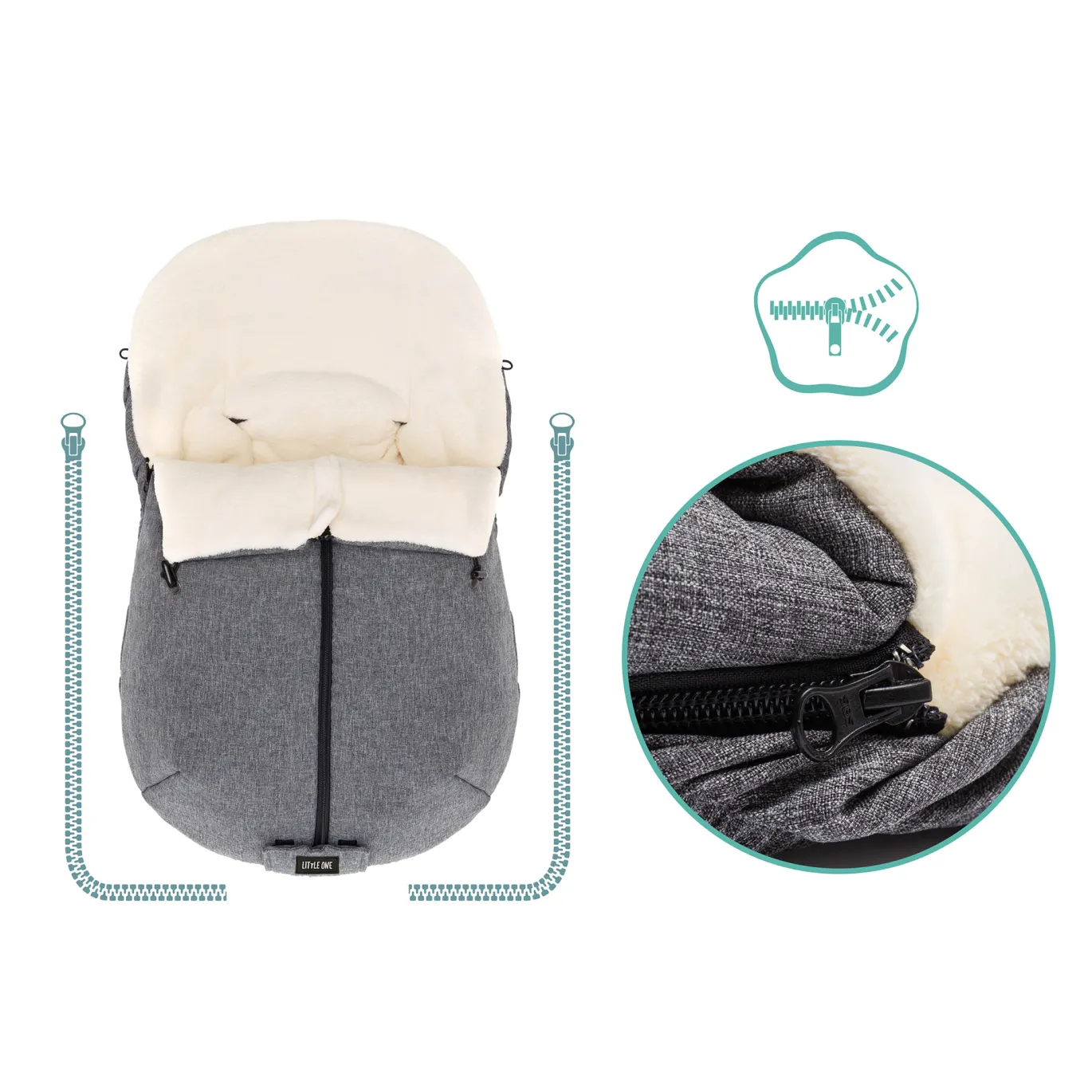 Winterfußsack Ice