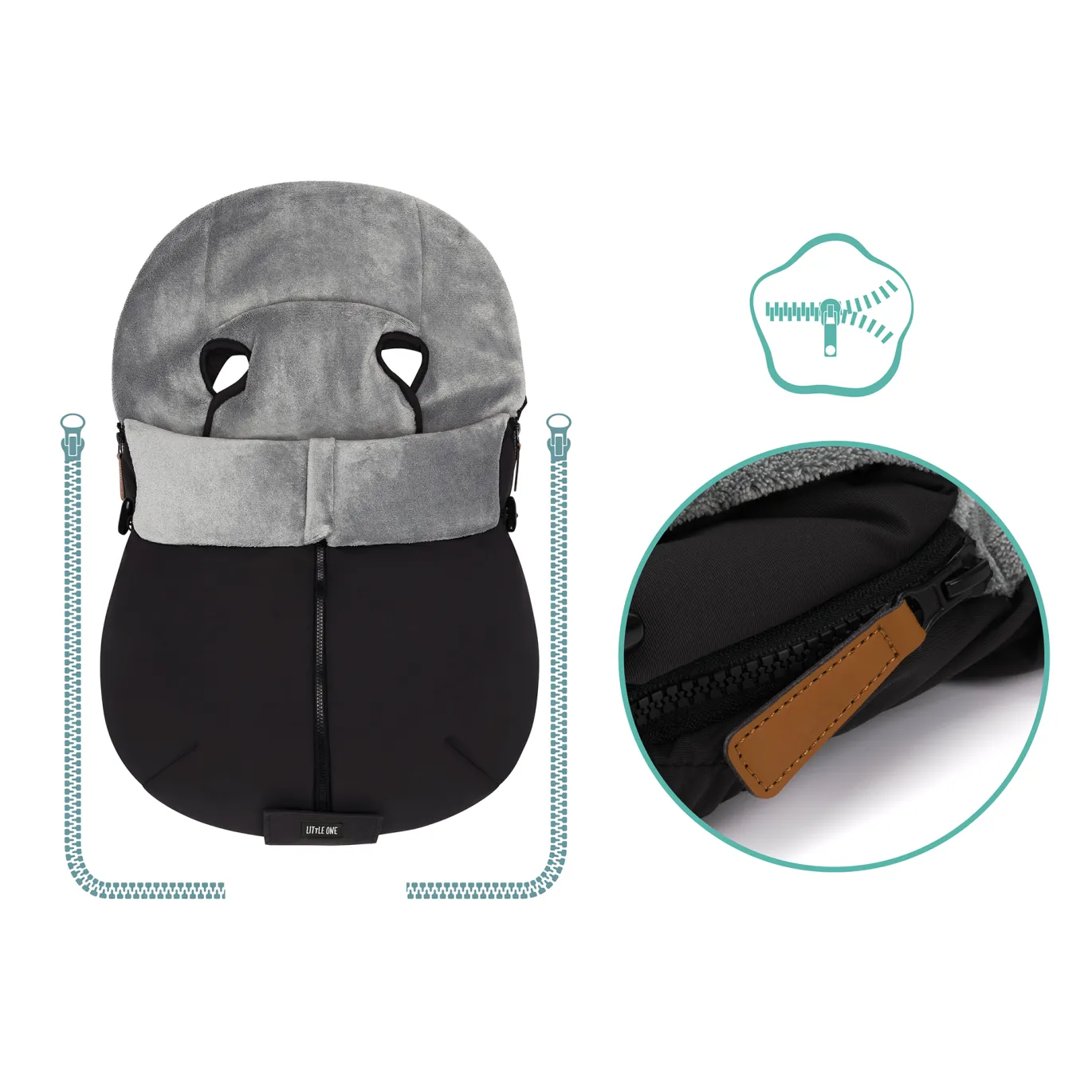 Winterfußsack Ice