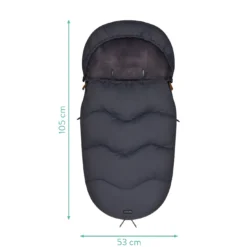 Winterfußsack Leo Grau