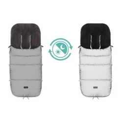 Winterfußsack Styler Reflect Silber