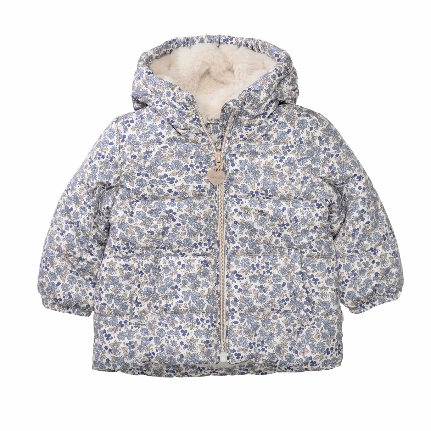 Winterjacke Blümchen