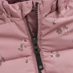 Winterjacke Blümchen