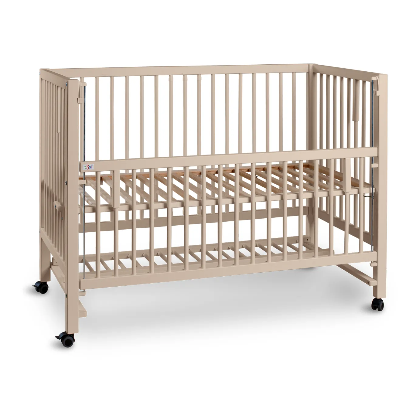 XXL Beistellbett HAJO Seiden-Beige