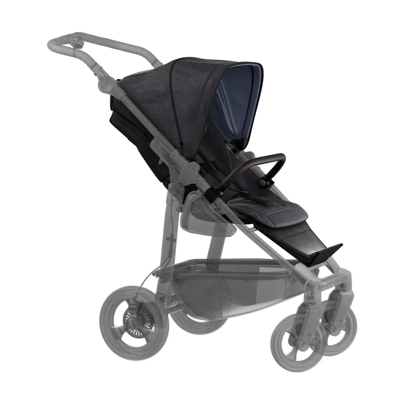 XXL Sportsitz-Einhang Mono Pro Premium Black
